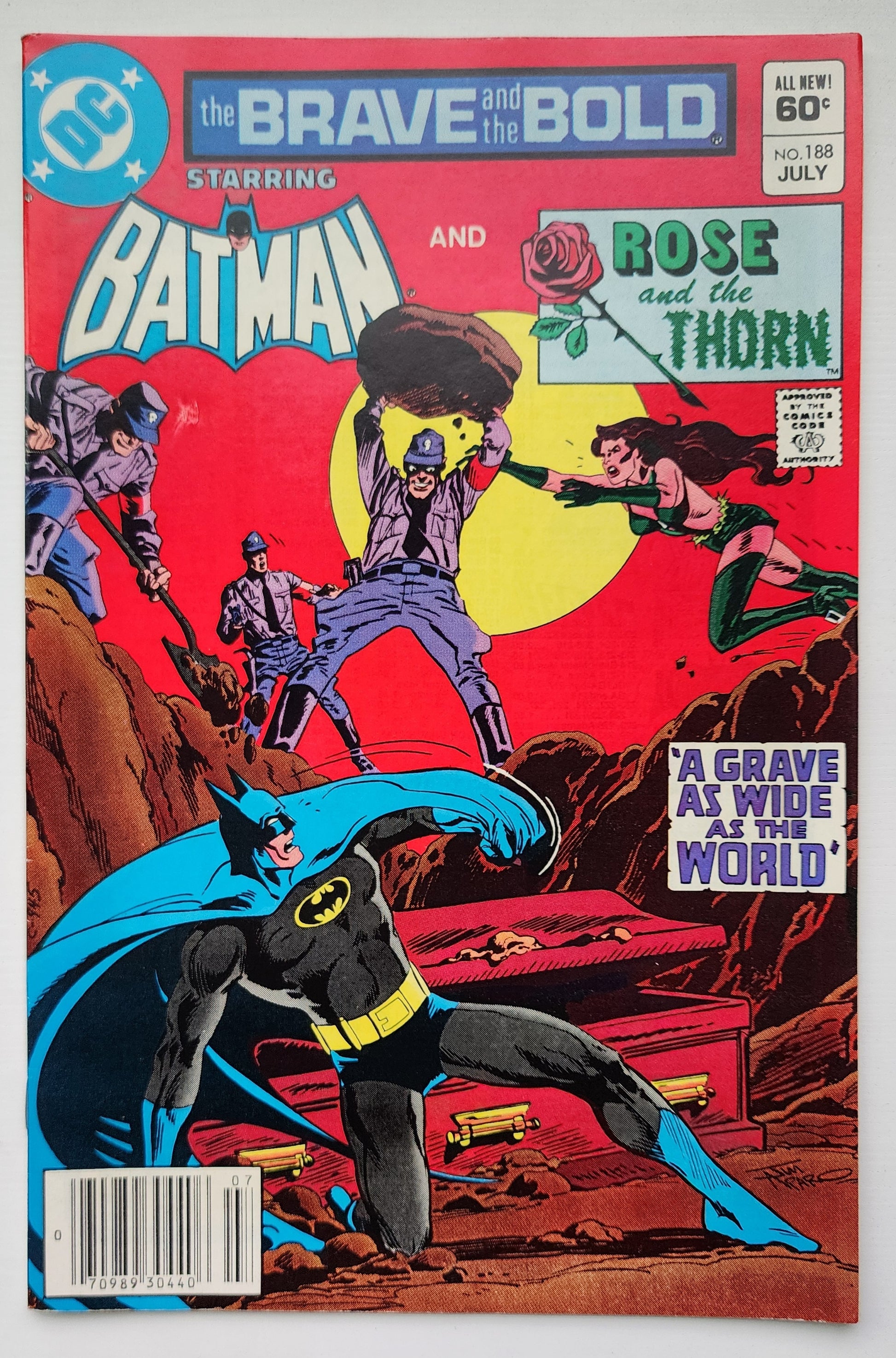 BRAVE AND BOLD #188 BATMAN ROSE THORN NEWSSTAND 1982 Brave and the Bold DC Comics