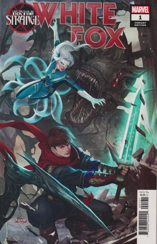 DEATH OF DOCTOR STRANGE WHITE FOX #1 INHYUK LEE VARIANT 2021 Doctor Strange MARVEL PRH