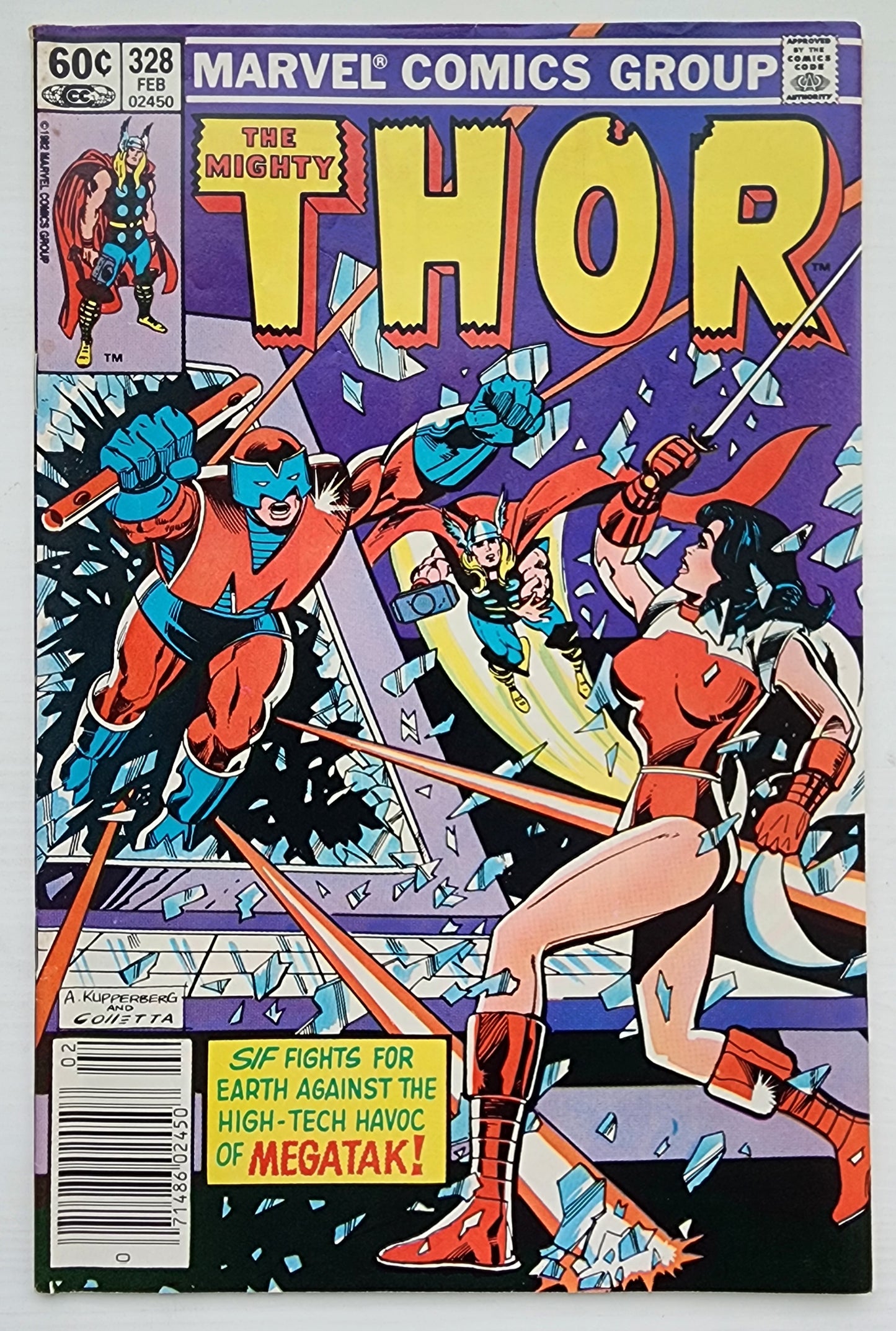 THOR #328 NEWSSTAND 1983 Thor MARVEL COMICS
