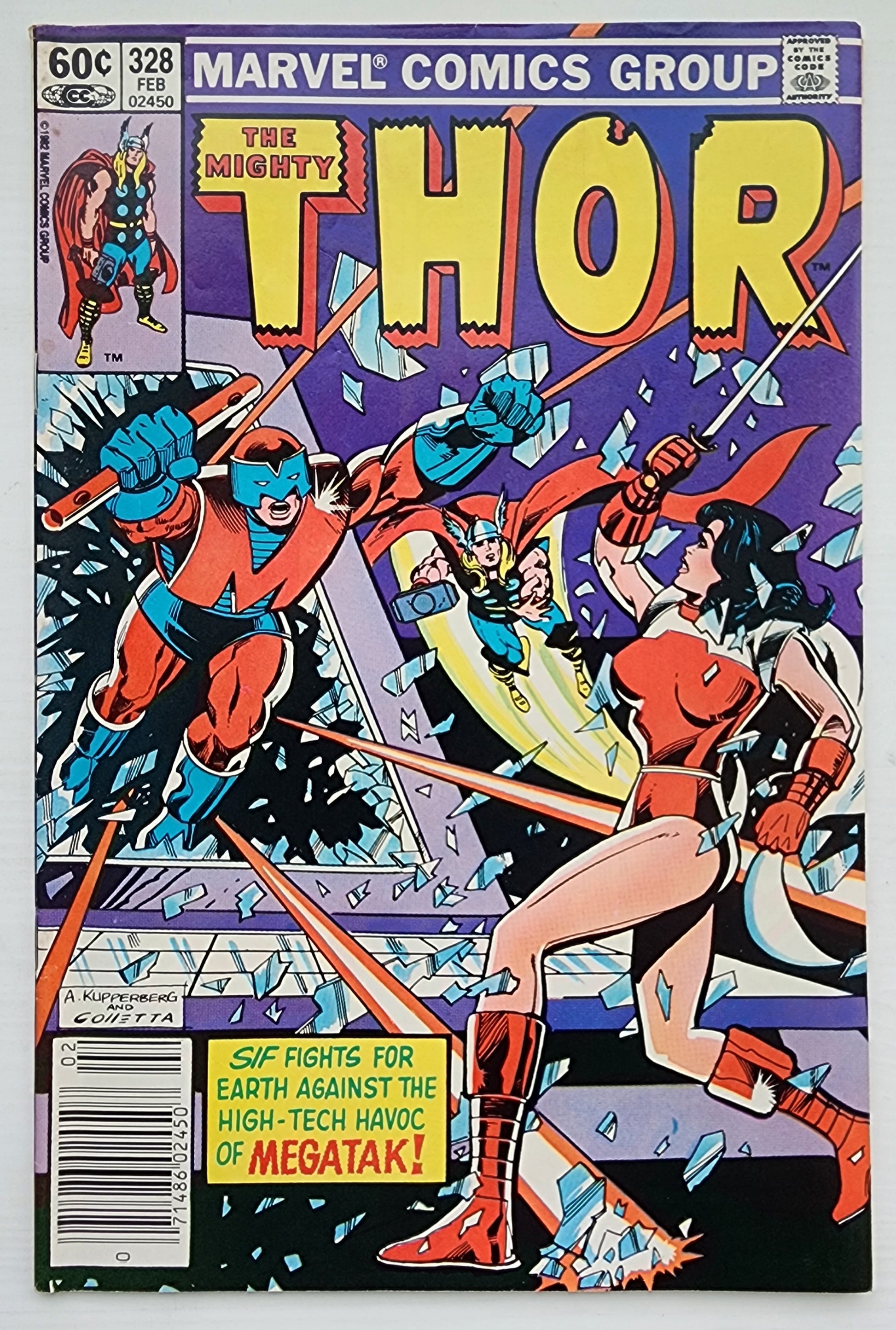 THOR #328 NEWSSTAND 1983 Thor MARVEL COMICS