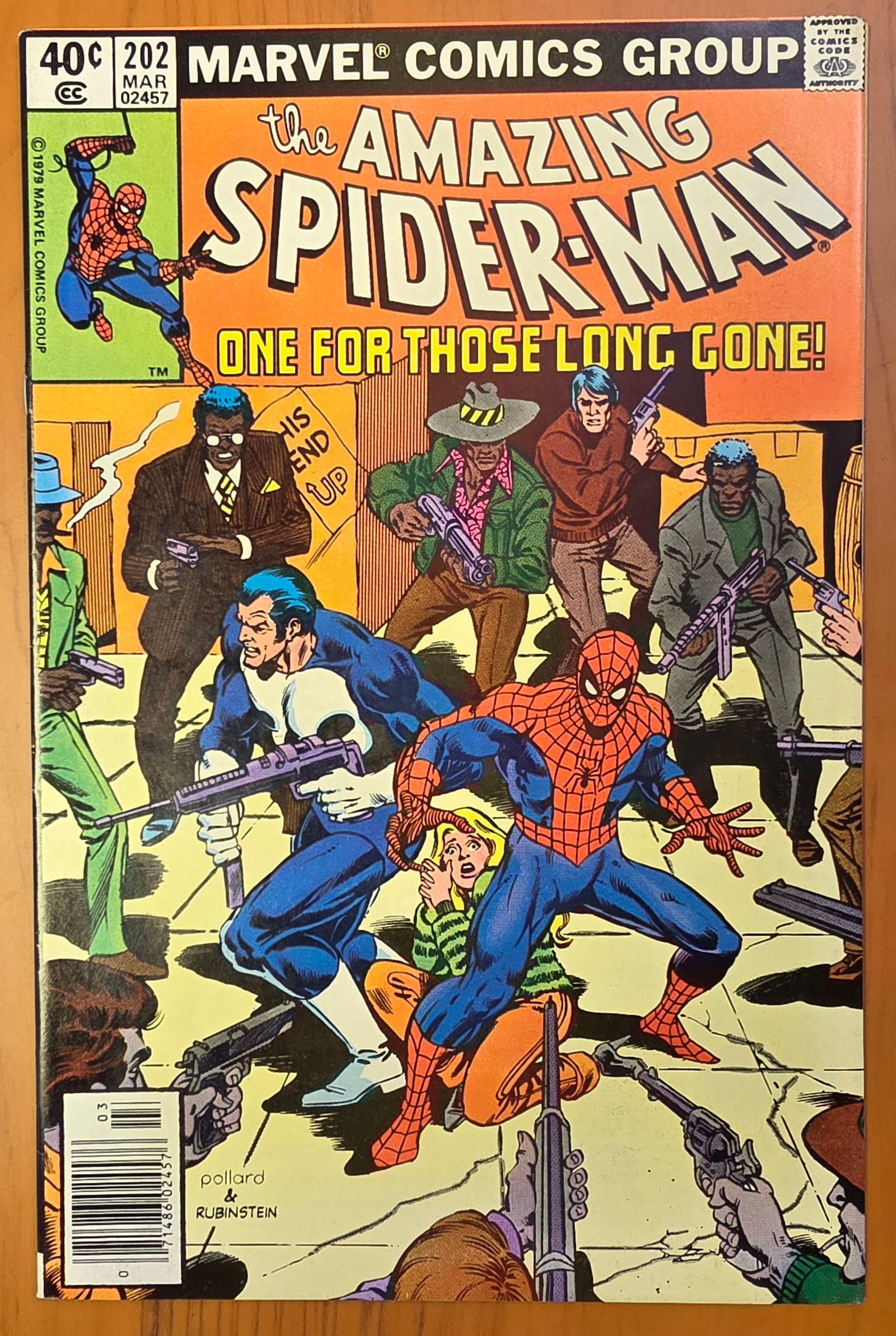 AMAZING SPIDER-MAN #202 PUNISHER 1980 NEWSSTAND [J01] Amazing Spider-Man MARVEL COMICS