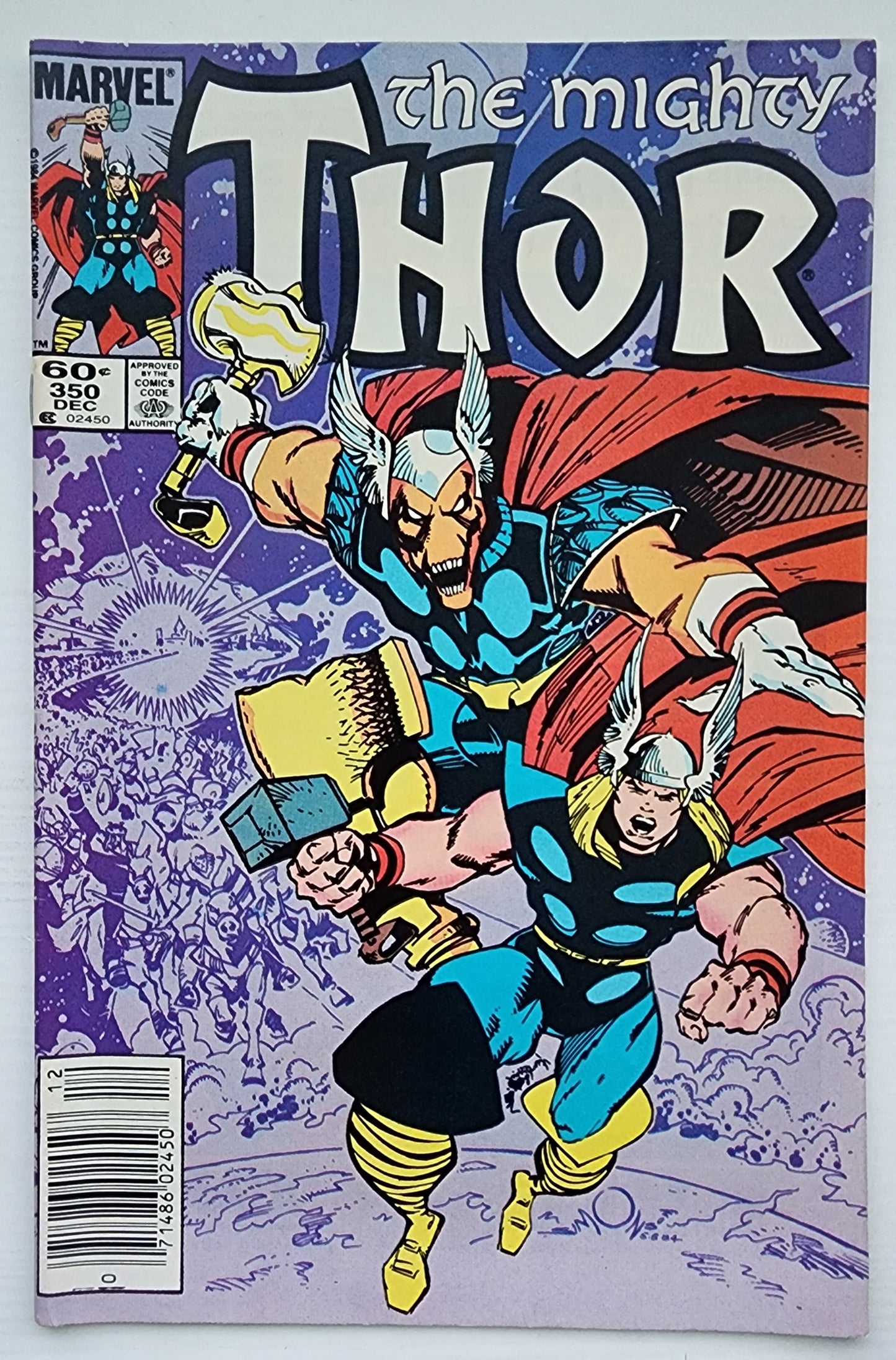 THOR #350 NEWSSTAND 1984 Thor MARVEL COMICS