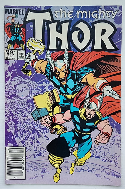 THOR #350 NEWSSTAND 1984 Thor MARVEL COMICS