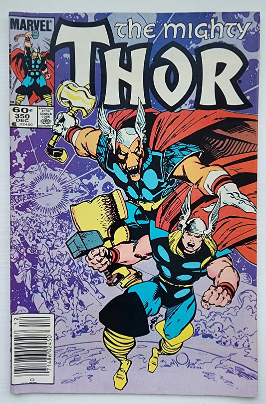 THOR #350 NEWSSTAND 1984 Thor MARVEL COMICS