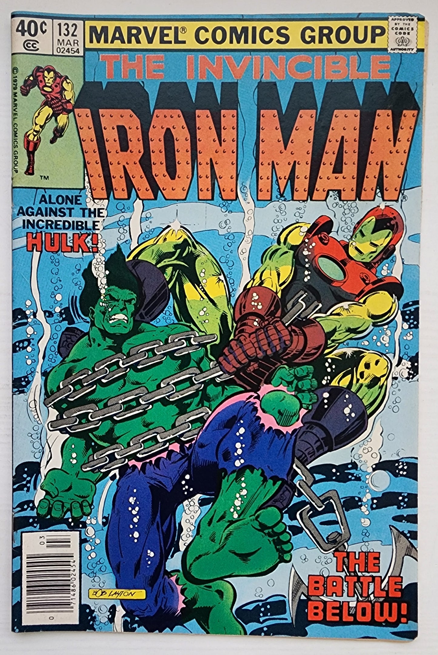 IRON MAN #132 NEWSSTAND 1980 [P01] Iron Man MARVEL COMICS