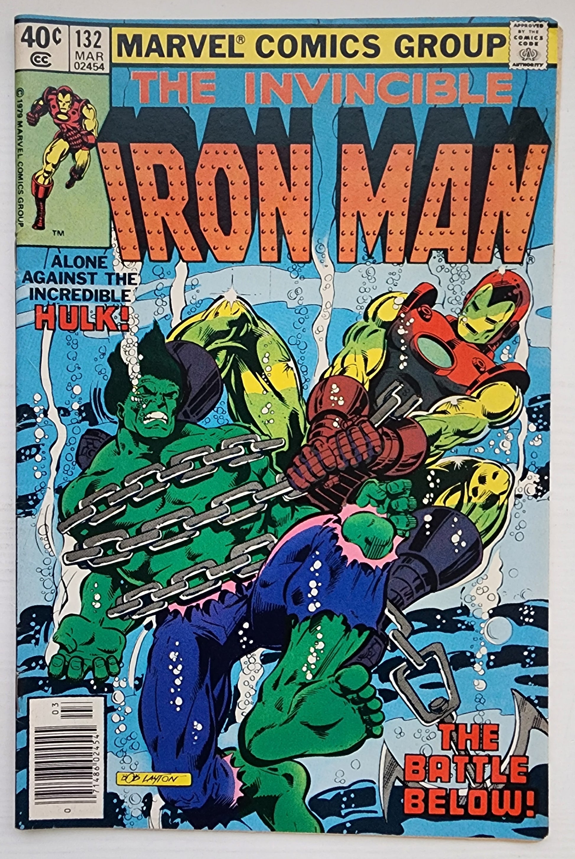IRON MAN #132 NEWSSTAND 1980 [P01] Iron Man MARVEL COMICS