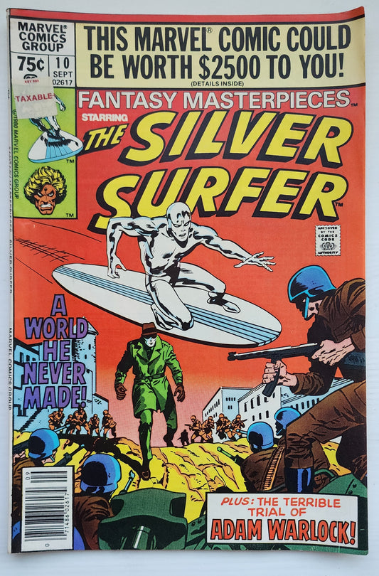 FANTASY MASTERPIECES #10 SILVER SURFER NEWSSTAND 1980 Fantasy Masterpieces MARVEL COMICS