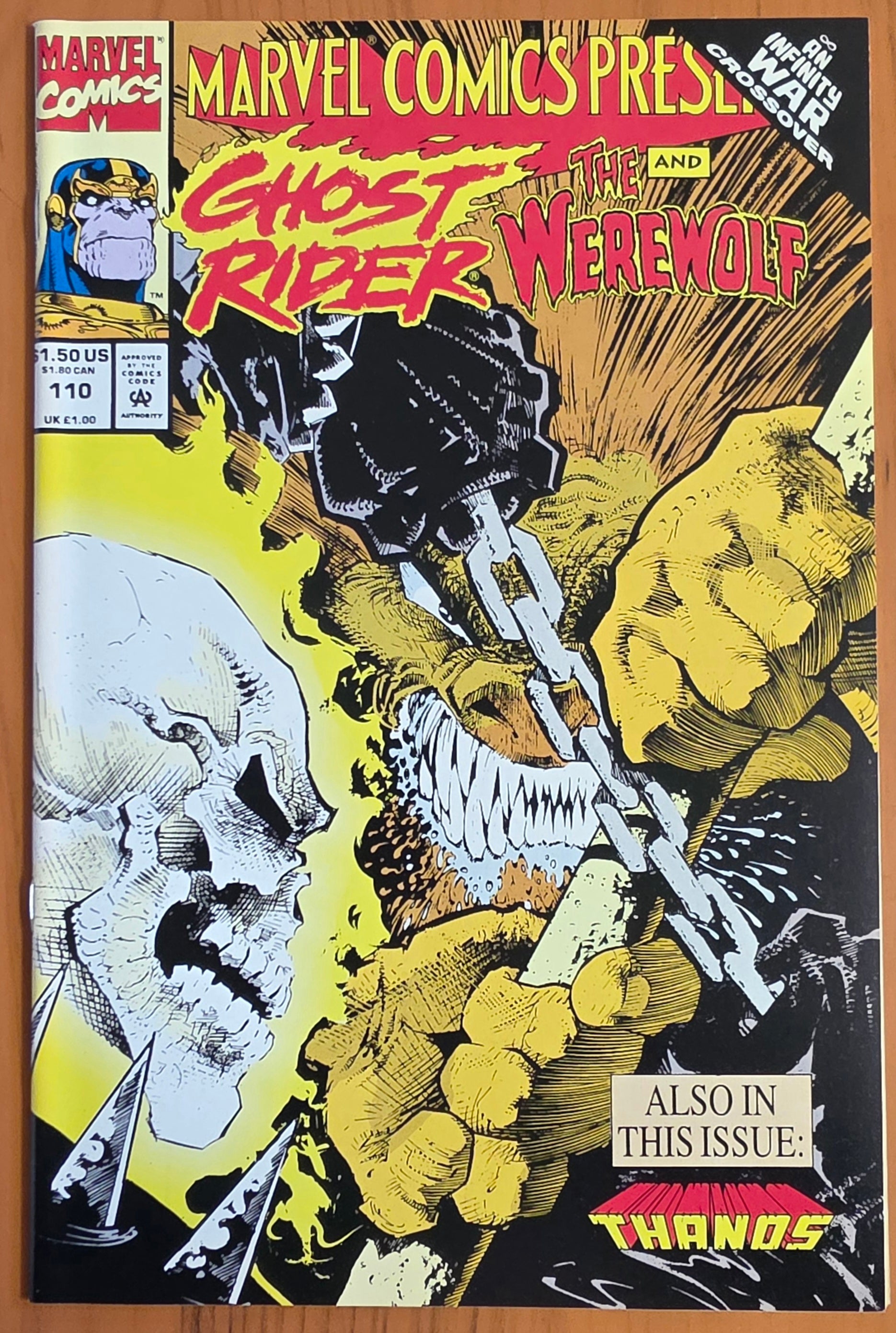 MARVEL COMICS PRESENTS #110 1992 SAM KIETH STEVE LIGHTLE [J01] Marvel Comics Presents MARVEL COMICS