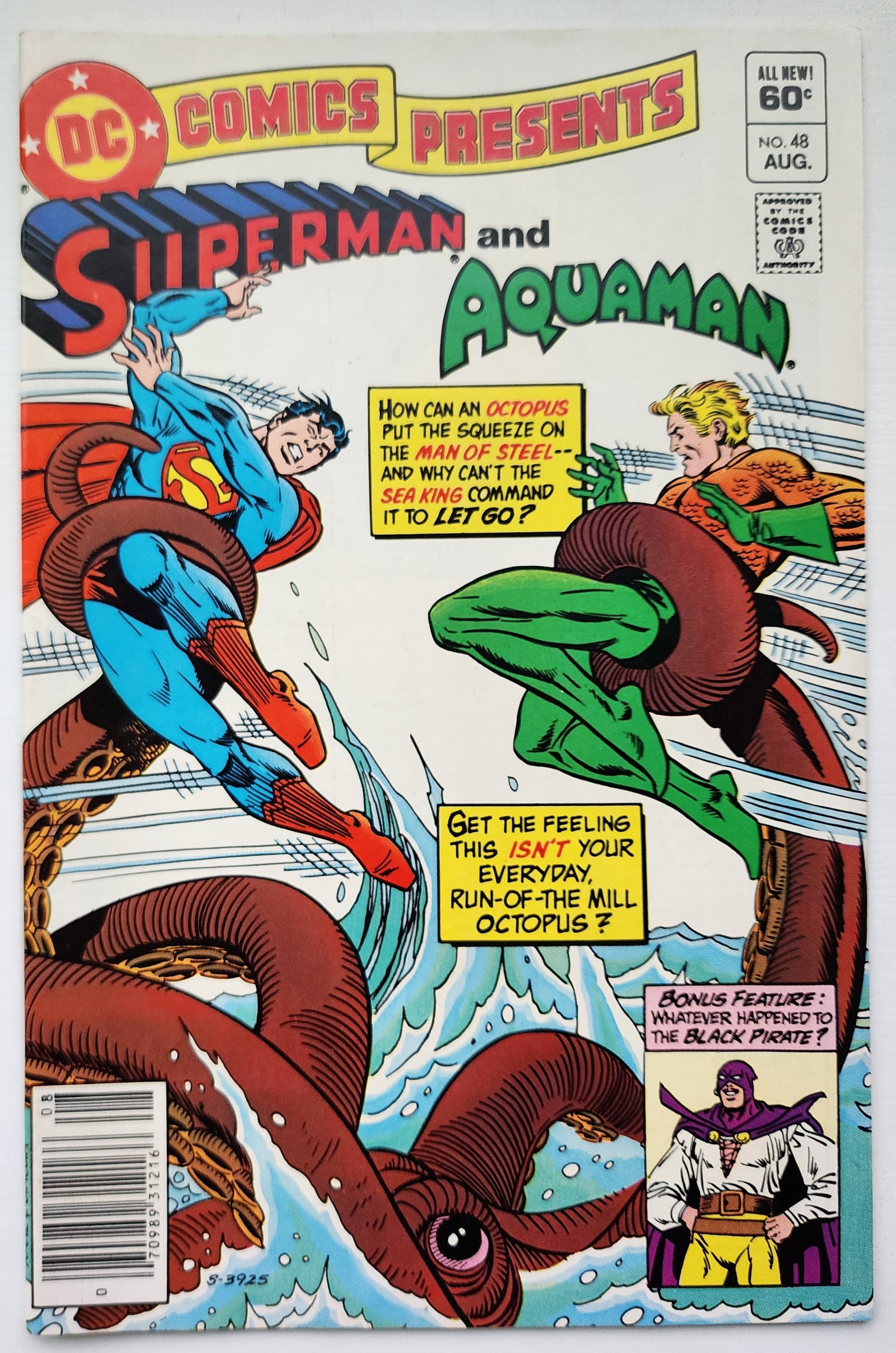 DC COMICS PRESENTS #48 SUPERMAN AQUAMAN 1982 NEWSSTAND DC Comics Presents DC Comics