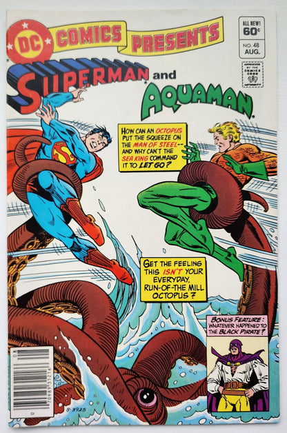 DC COMICS PRESENTS #48 SUPERMAN AQUAMAN 1982 NEWSSTAND DC Comics Presents DC Comics