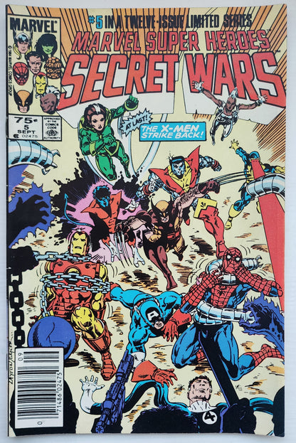 MARVEL SUPER HEROES SECRET WARS #5 NEWSSTAND 1984 [I01] Secret Wars MARVEL COMICS