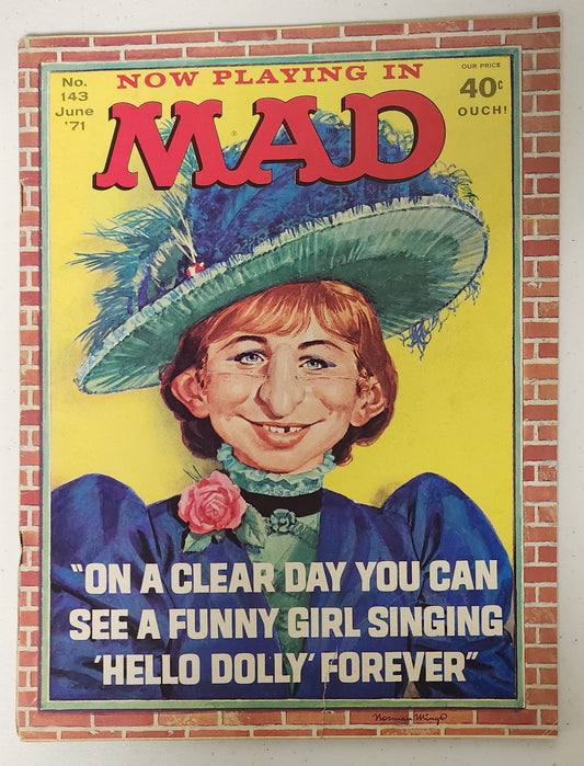 MAD MAGAZINE #143 1971 Mad Magazine MAD