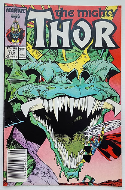 THOR #380 NEWSSTAND 1987 Thor MARVEL COMICS