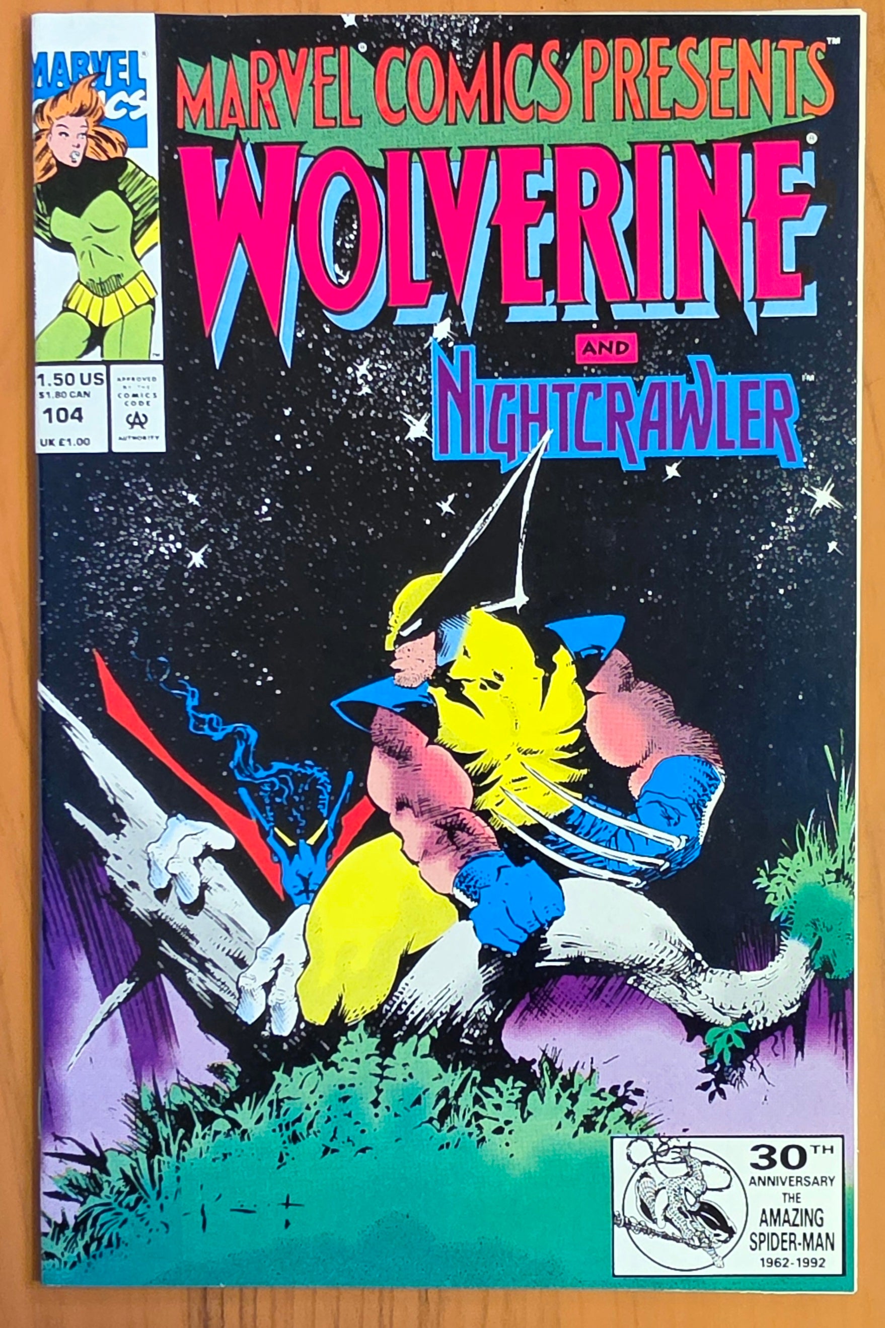 MARVEL COMICS PRESENTS #104 1992 SAM KIETH [J02] Marvel Comics Presents MARVEL COMICS