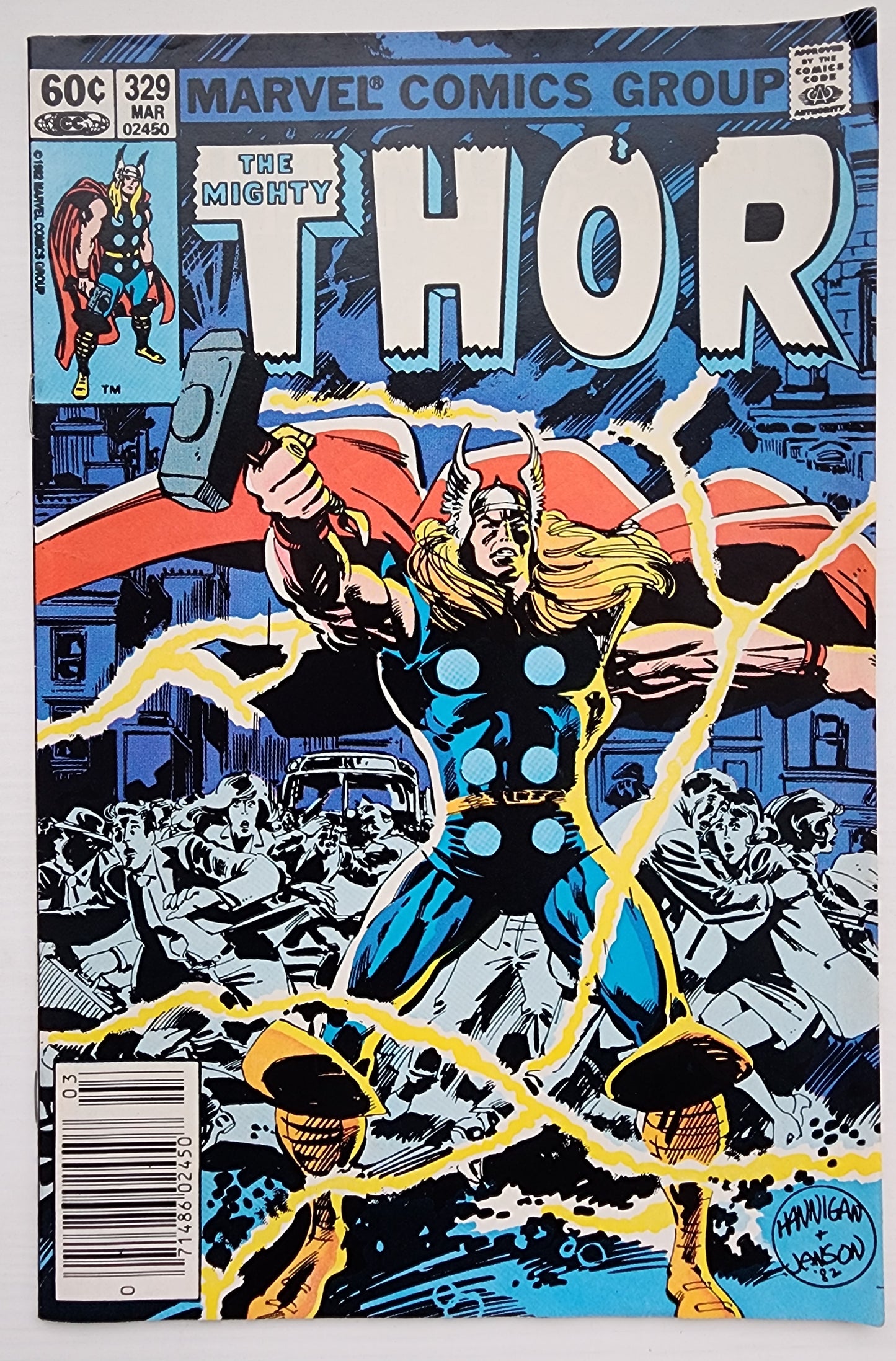 THOR #329 NEWSSTAND 1983 Thor MARVEL COMICS