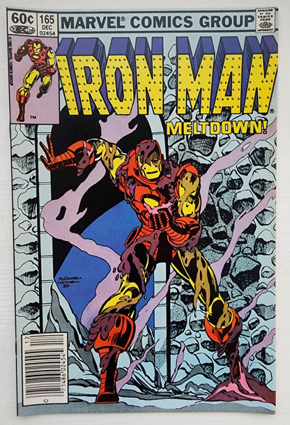 IRON MAN #165 NEWSSTAND 1982 Iron Man MARVEL COMICS