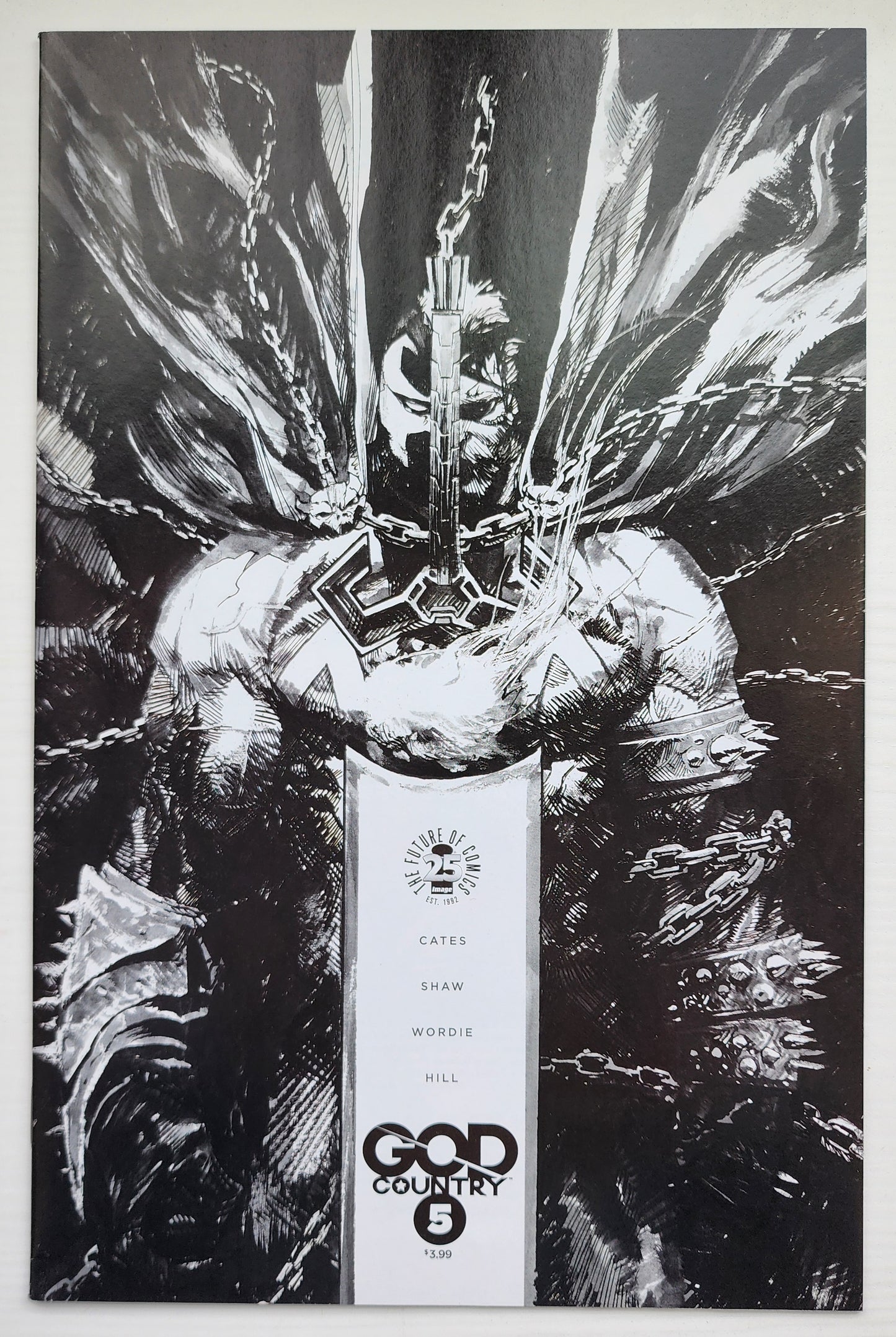 GOD COUNTRY #5 ZAFFINO SPAWN B&W VARIANT 2017 [P02] Spawn IMAGE COMICS