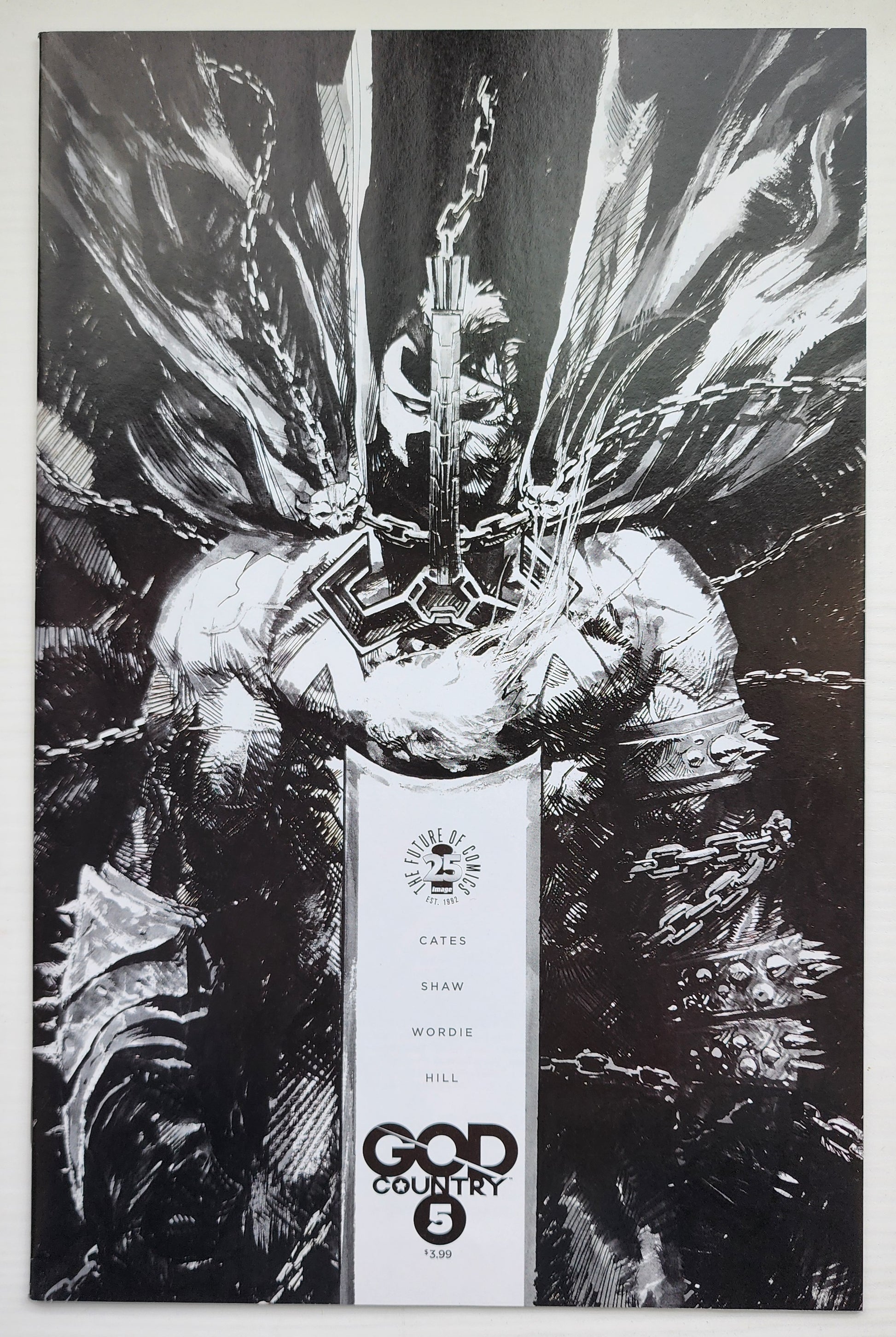 GOD COUNTRY #5 ZAFFINO SPAWN B&W VARIANT 2017 [P02] Spawn IMAGE COMICS