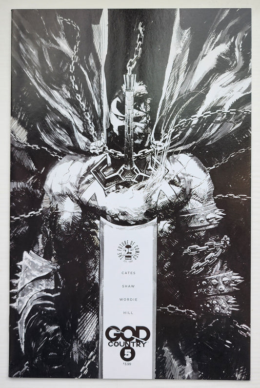 GOD COUNTRY #5 ZAFFINO SPAWN B&W VARIANT 2017 [P02] Spawn IMAGE COMICS