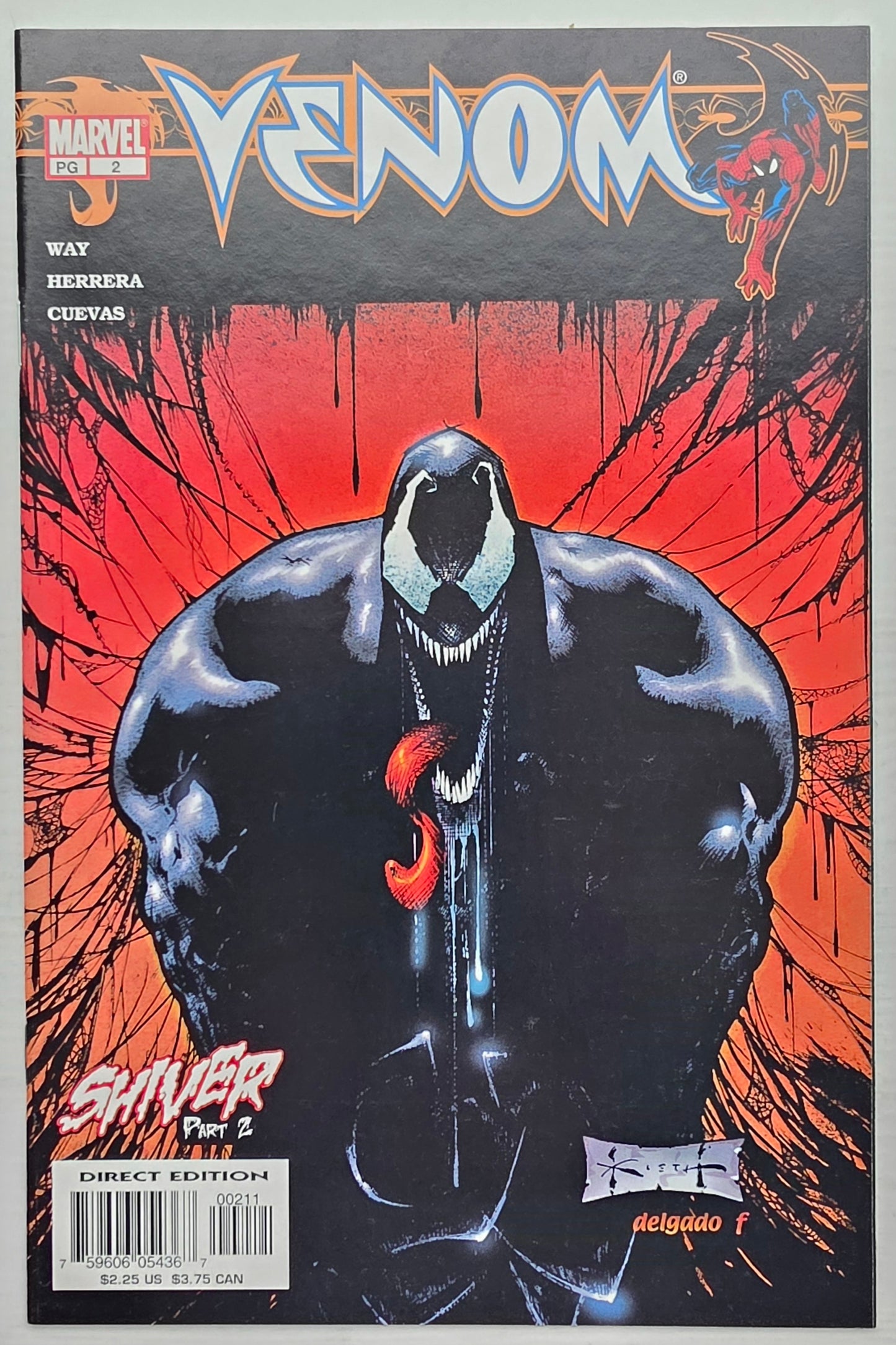 VENOM #2 KIETH COVER 2003 [J02] Venom MARVEL COMICS