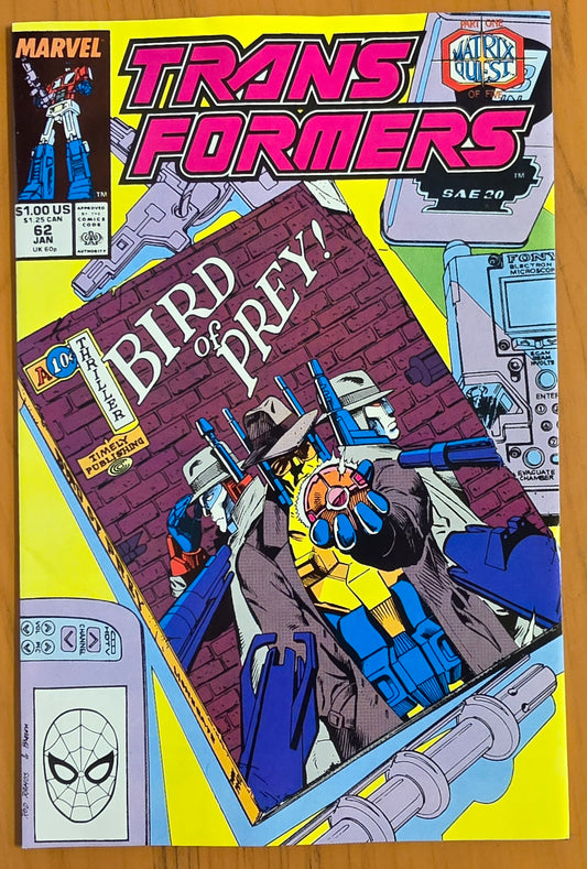 TRANSFORMERS #62 1990 Transformers MARVEL COMICS