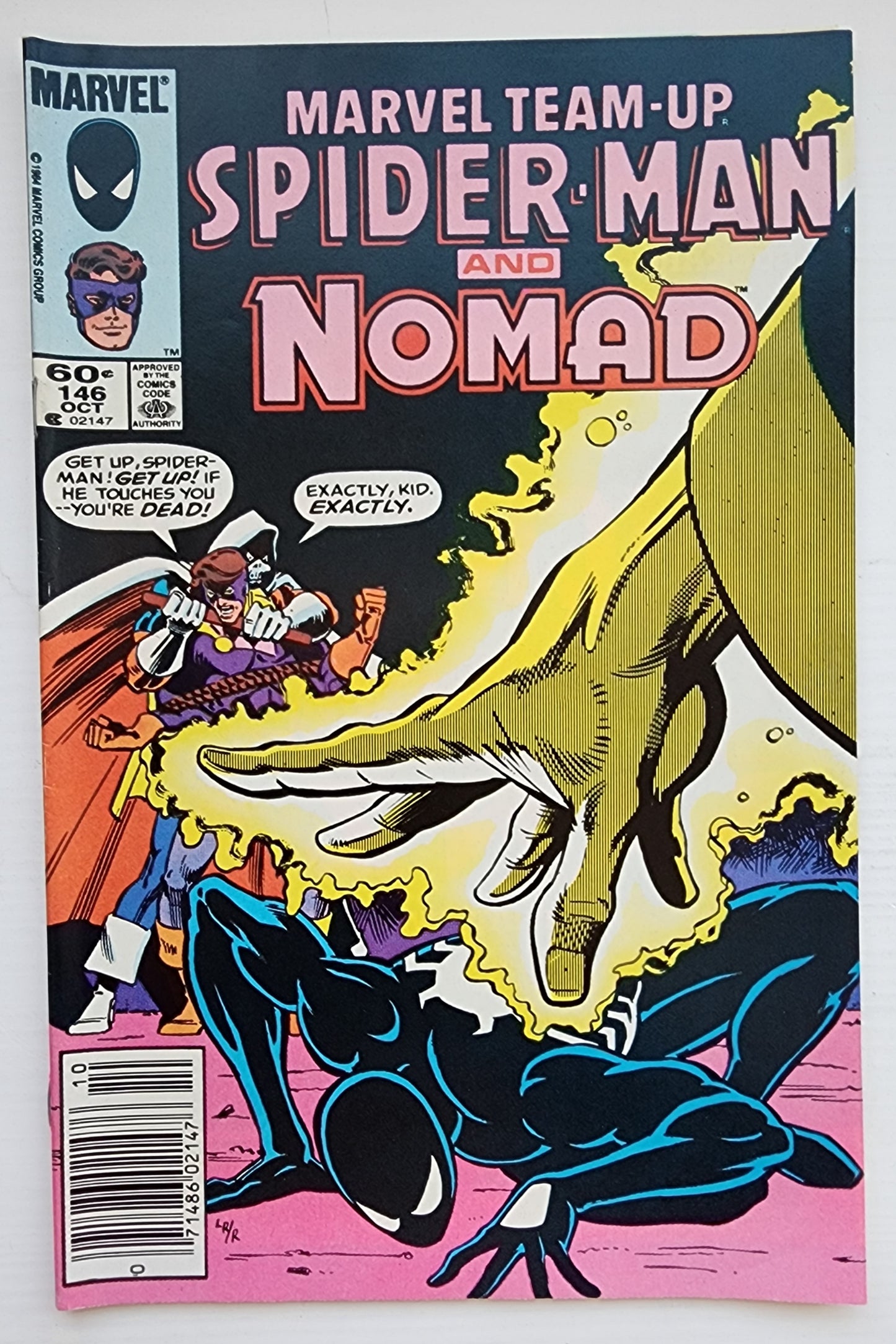 MARVEL TEAM-UP #146 SPIDER-MAN NOMAD NEWSSTAND 1983 Marvel Team-Up MARVEL COMICS