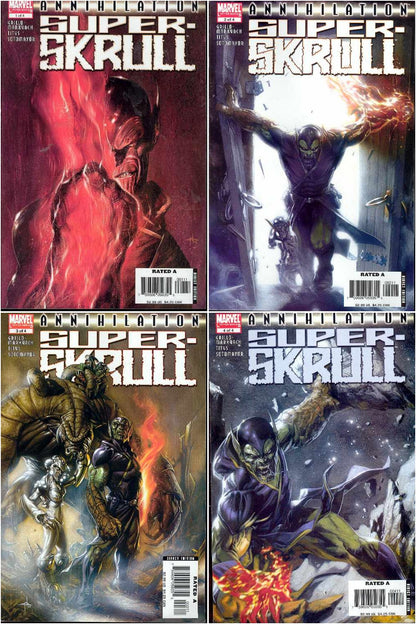 ANNIHILATION SUPER SKRULL #1-#4 DELLOTTO SET 2006 Annihilation MARVEL COMICS