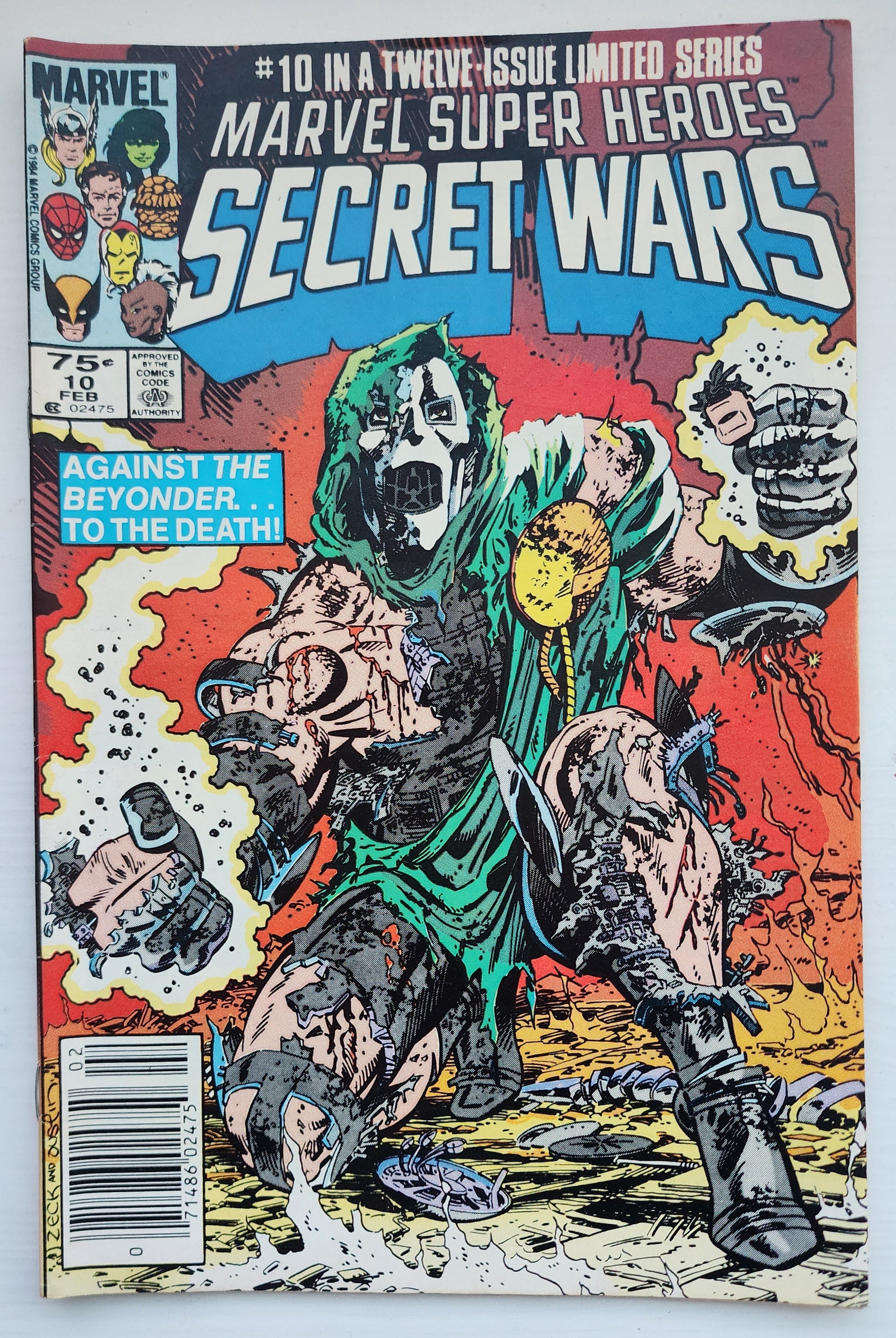 MARVEL SUPER HEROES SECRET WARS #10 NEWSSTAND 1985 [I01] Secret Wars MARVEL COMICS