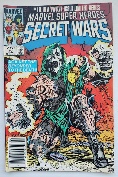 MARVEL SUPER HEROES SECRET WARS #10 NEWSSTAND 1985 [I01] Secret Wars MARVEL COMICS