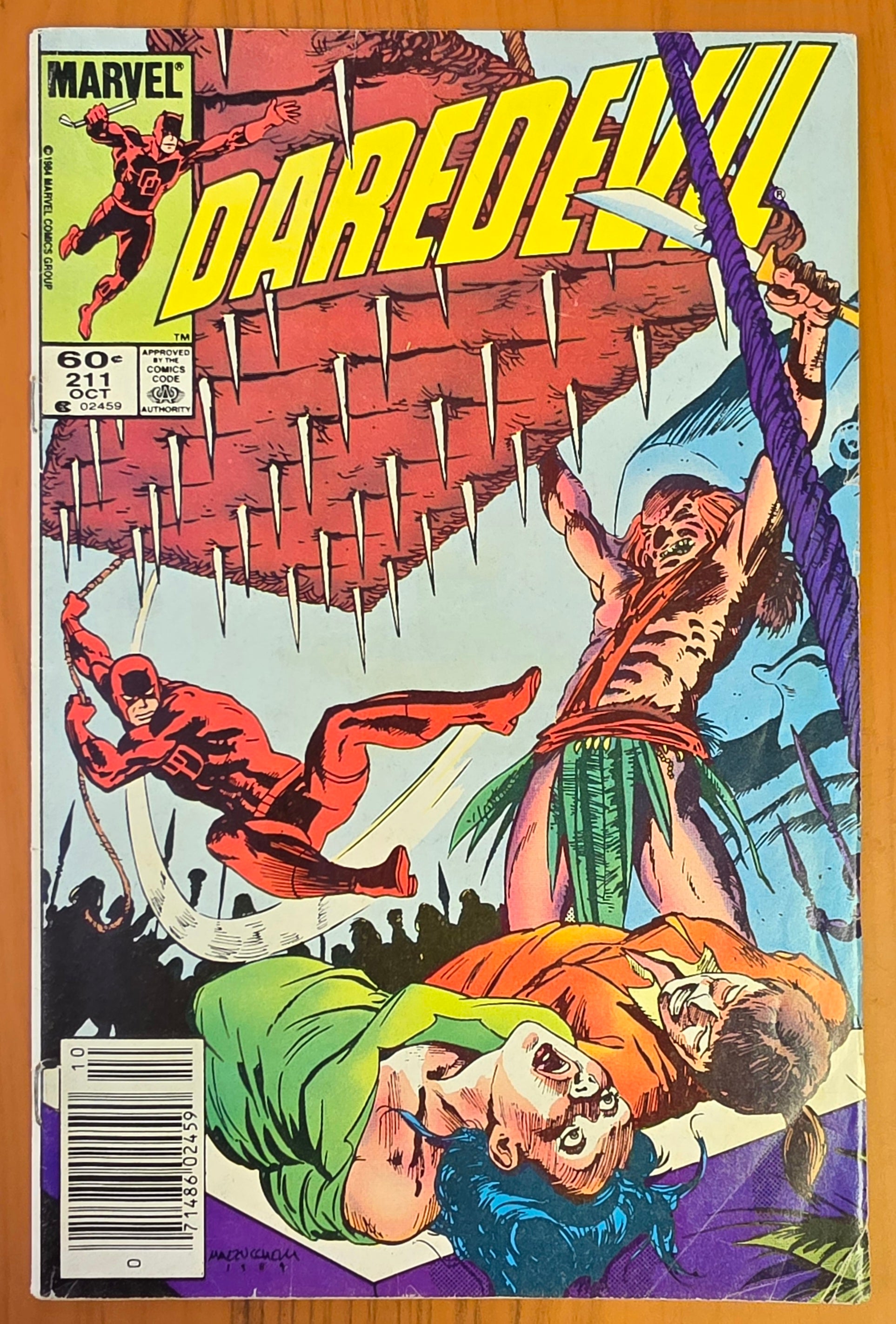 DAREDEVIL #211 1984 NEWSSTAND Daredevil MARVEL COMICS