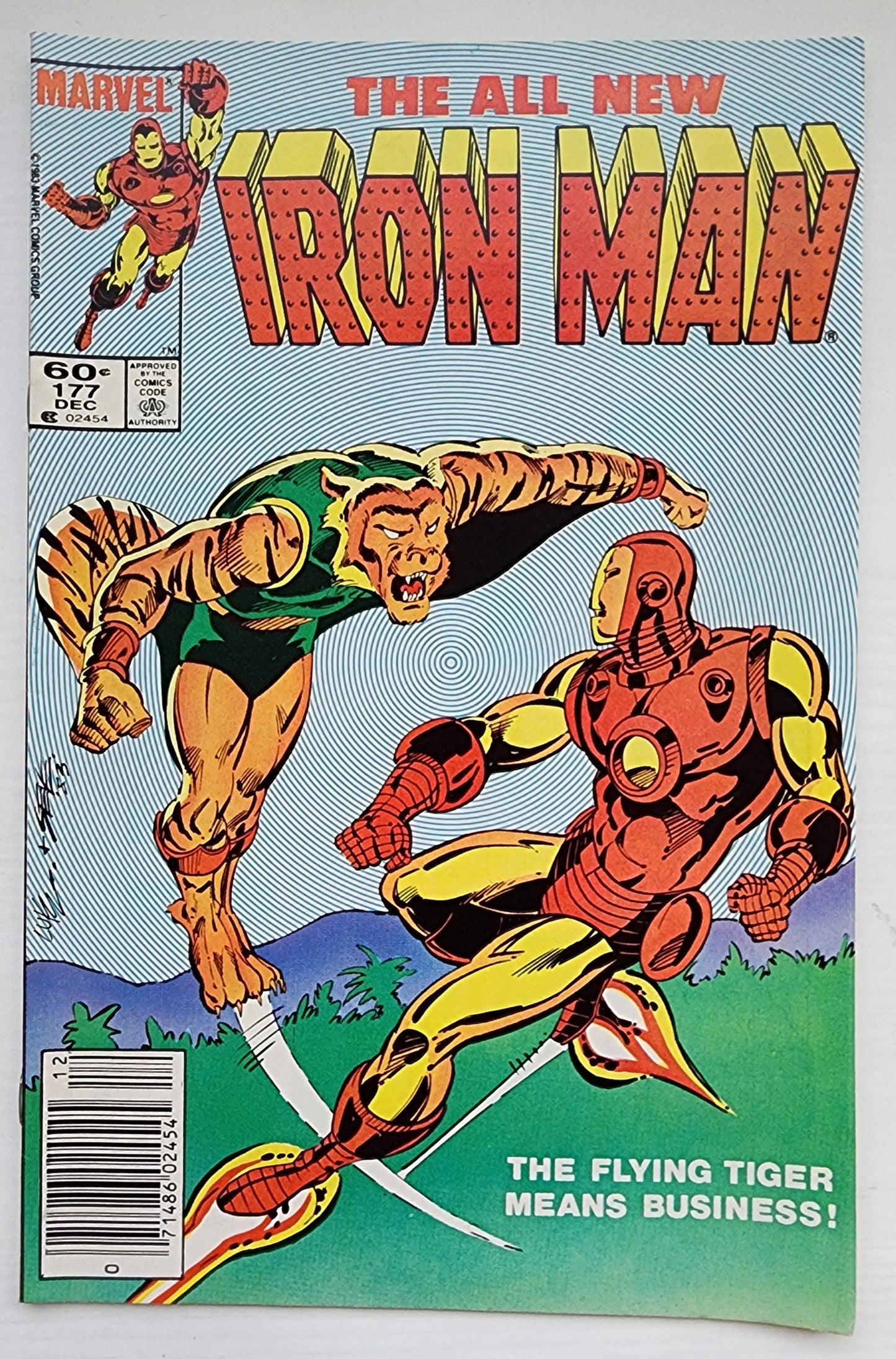 IRON MAN #177 NEWSSTAND 1983 Iron Man MARVEL COMICS