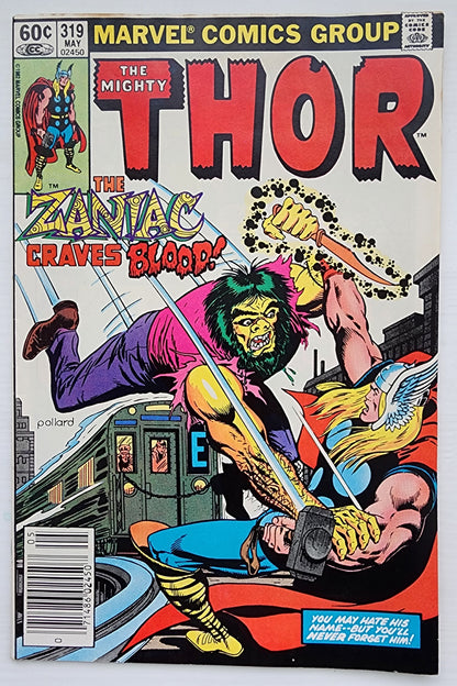 THOR #319 NEWSSTAND 1982 Thor MARVEL COMICS