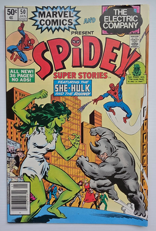 Spidey Super Stories #50 1981 Newsstand Amazing Spider-Man MARVEL COMICS