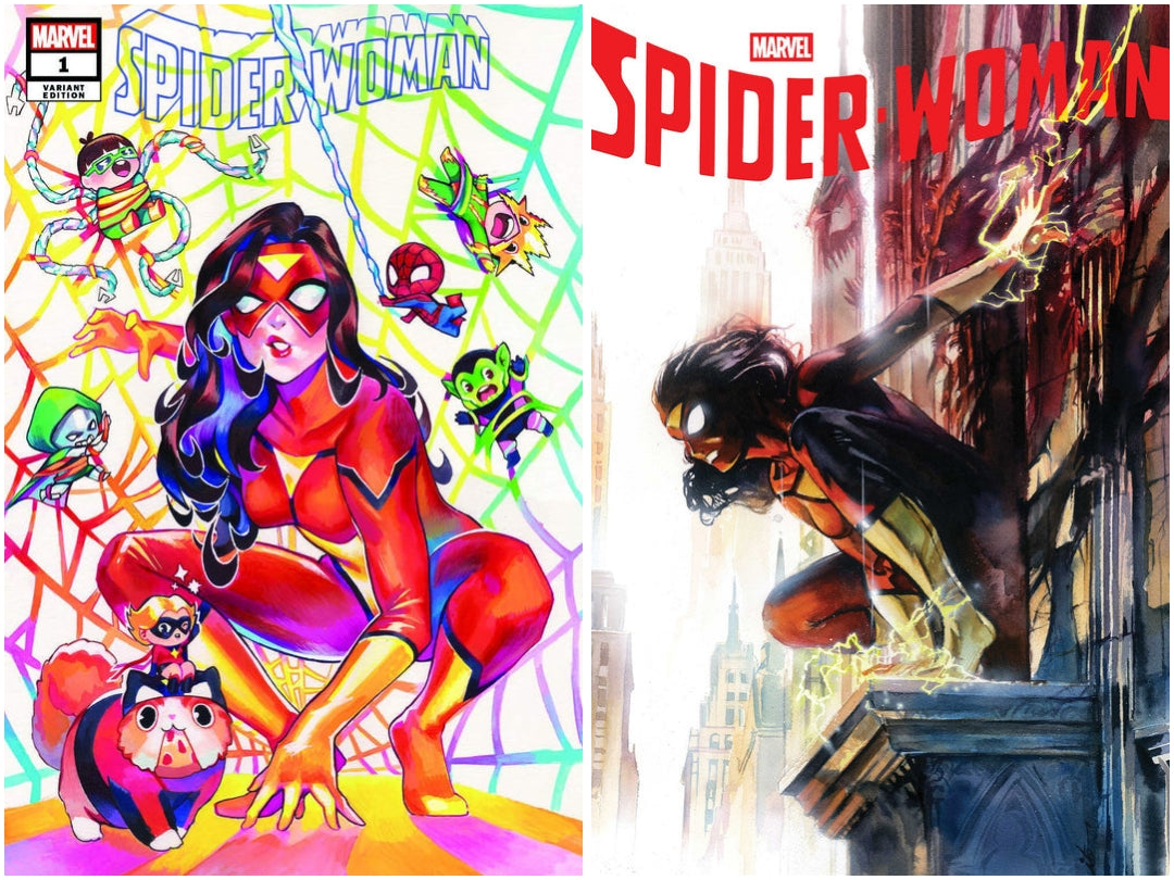11/04/2026 FREE SPIDER-WOMAN #1 COVER A w/ PURCHASE OF SPIDER-WOMAN #1 SSCO RIAN GONZALES EXCLUSIVE VARIANT