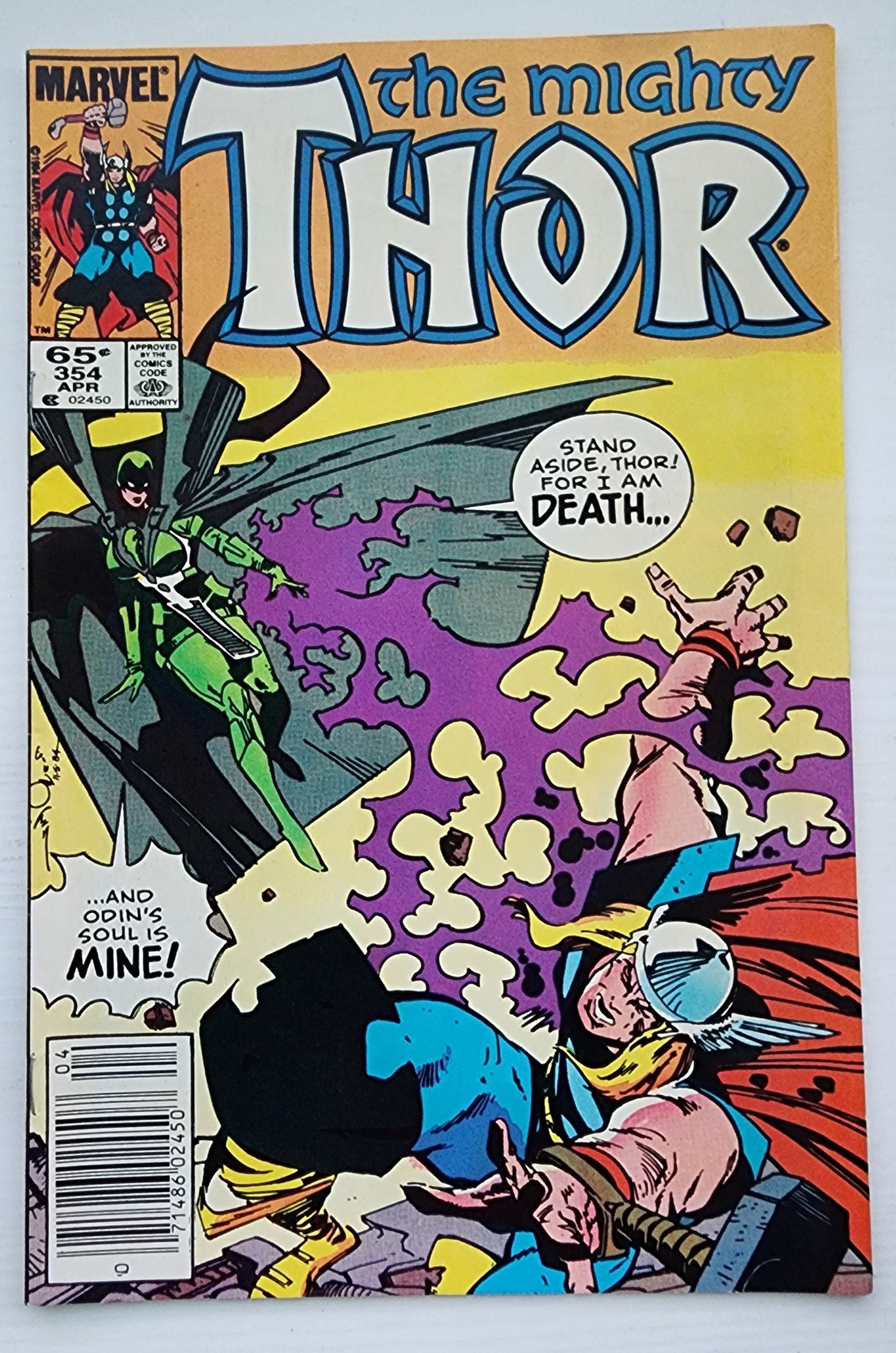 THOR #354 NEWSSTAND 1985 Thor MARVEL COMICS