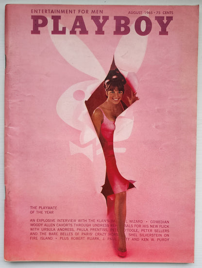 PLAYBOY MAGAZINE AUGUST 1965 Playboy PLAYBOY