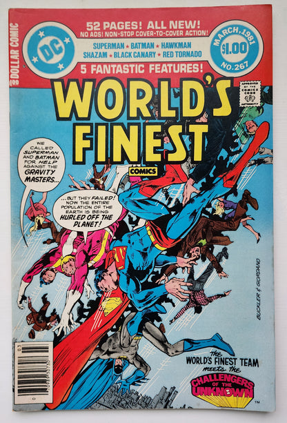 WORLDS FINEST #267 1981 NEWSSTAND Worlds Finest DC Comics