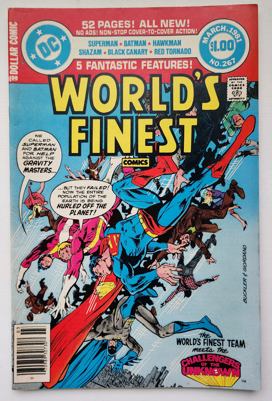 WORLDS FINEST #267 1981 NEWSSTAND Worlds Finest DC Comics