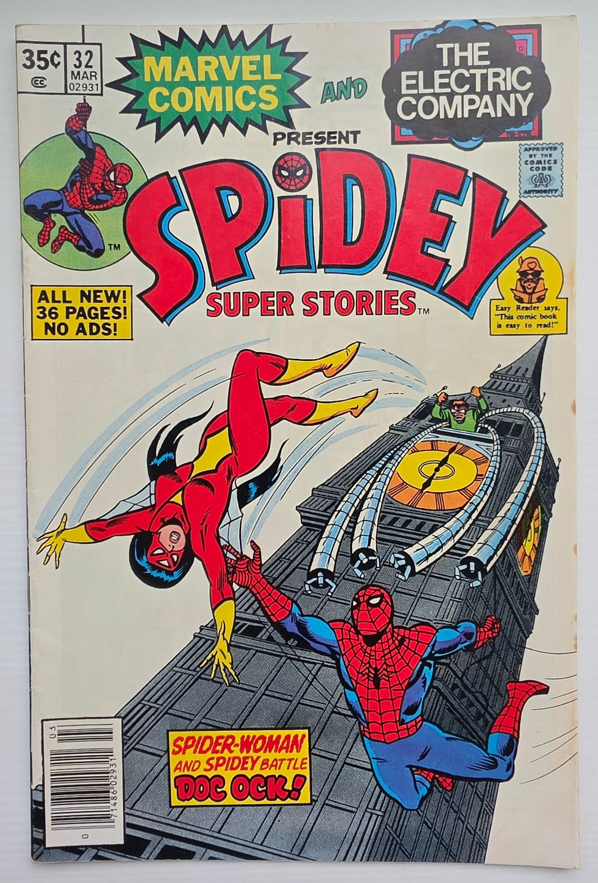 Spidey Super Stories #32 1978 Newsstand Amazing Spider-Man MARVEL COMICS