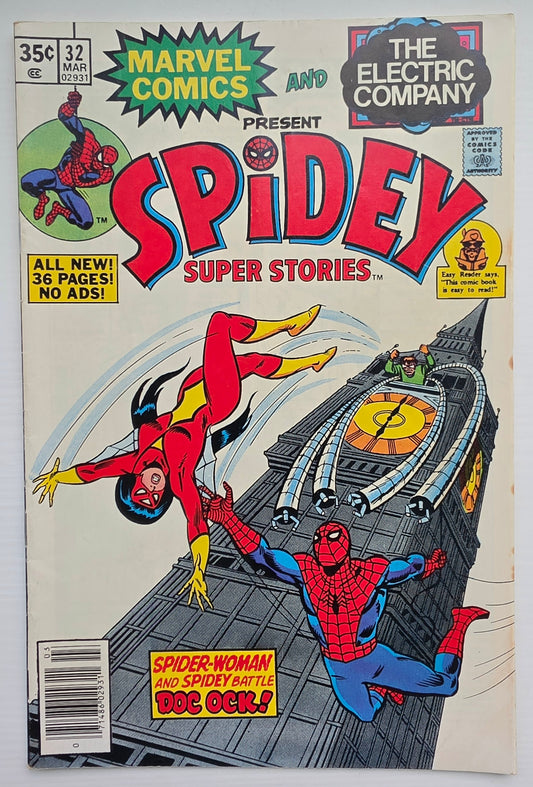 Spidey Super Stories #32 1978 Newsstand Amazing Spider-Man MARVEL COMICS