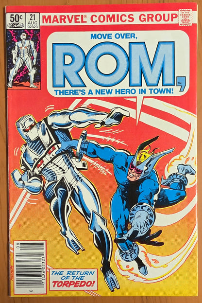 ROM #21 1980 NEWSSTAND ROM MARVEL COMICS