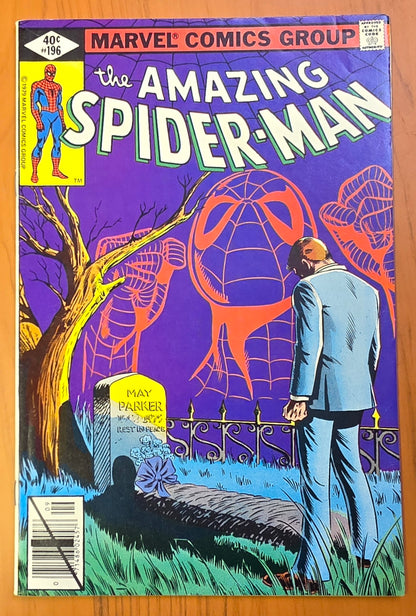 AMAZING SPIDER-MAN #196 1979 (FAKED DEATH AUNT MAY. 1ST APP DEBRA WHITMAN) Amazing Spider-Man MARVEL COMICS