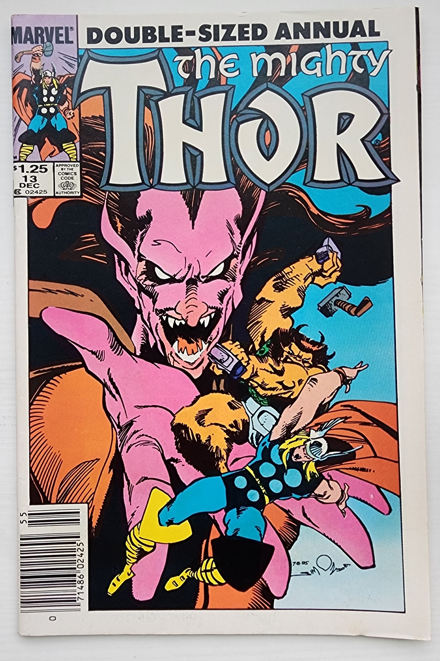 THOR KING-SIZE ANNUAL #13 1985 Thor MARVEL COMICS