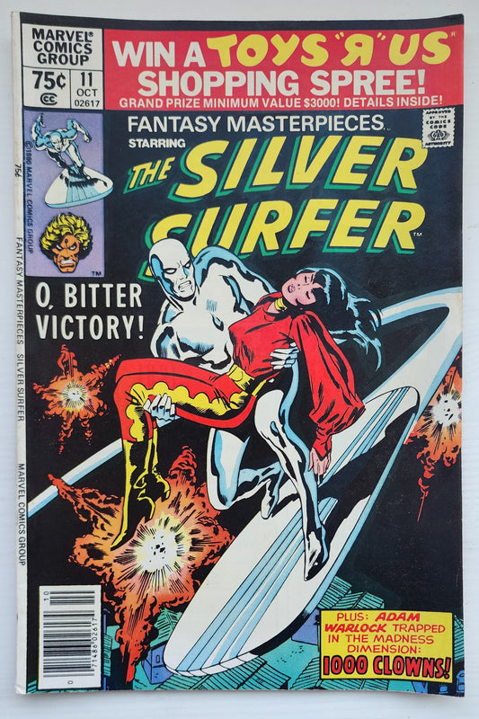 FANTASY MASTERPIECES #11 SILVER SURFER NEWSSTAND 1980 Fantasy Masterpieces MARVEL COMICS