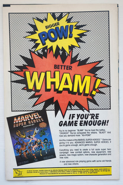 WEST COAST AVENGERS #21 NEWSSTAND 1987 West Coast Avengers MARVEL COMICS