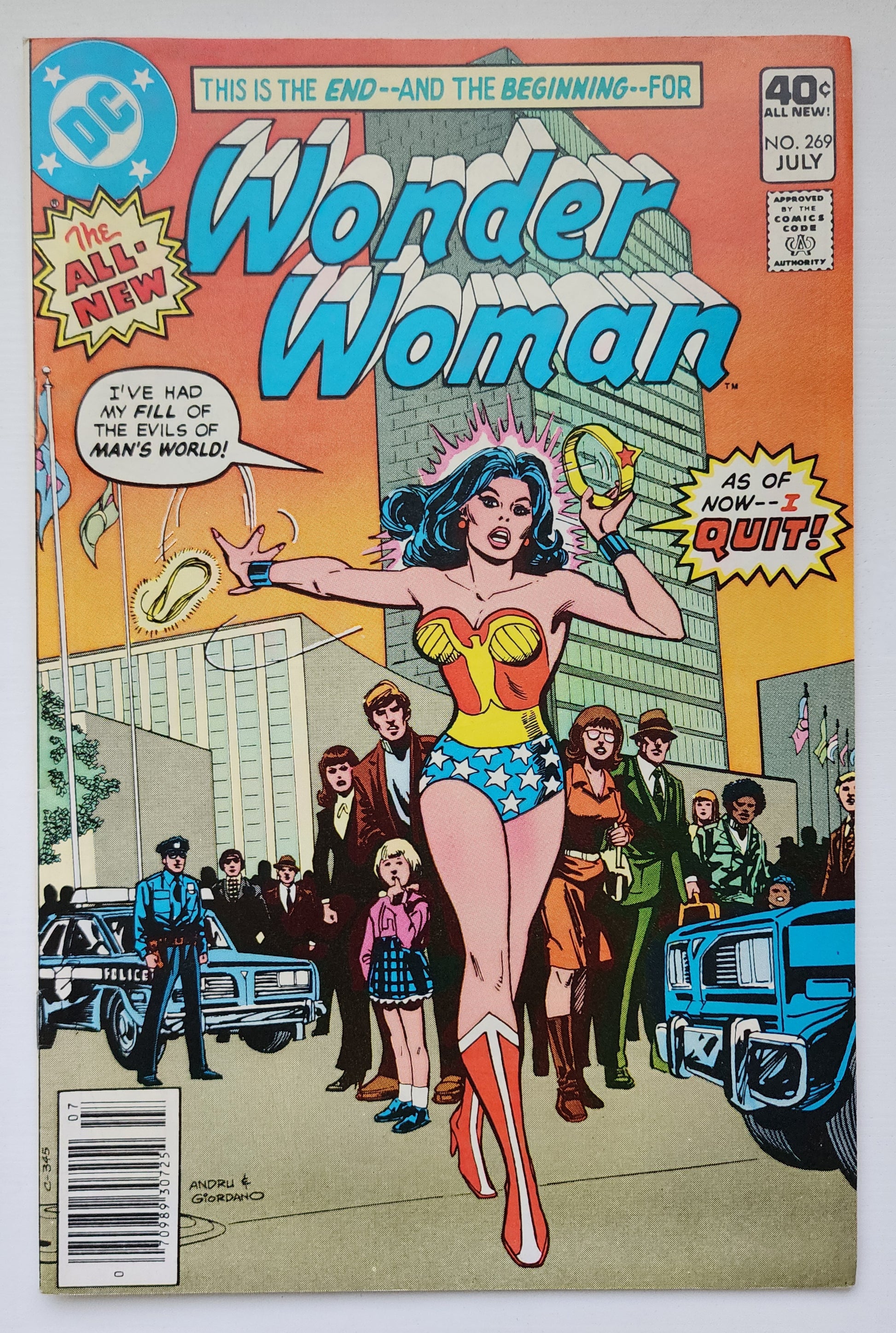 WONDER WOMAN #269 1980 NEWSSTAND Wonder Woman DC Comics