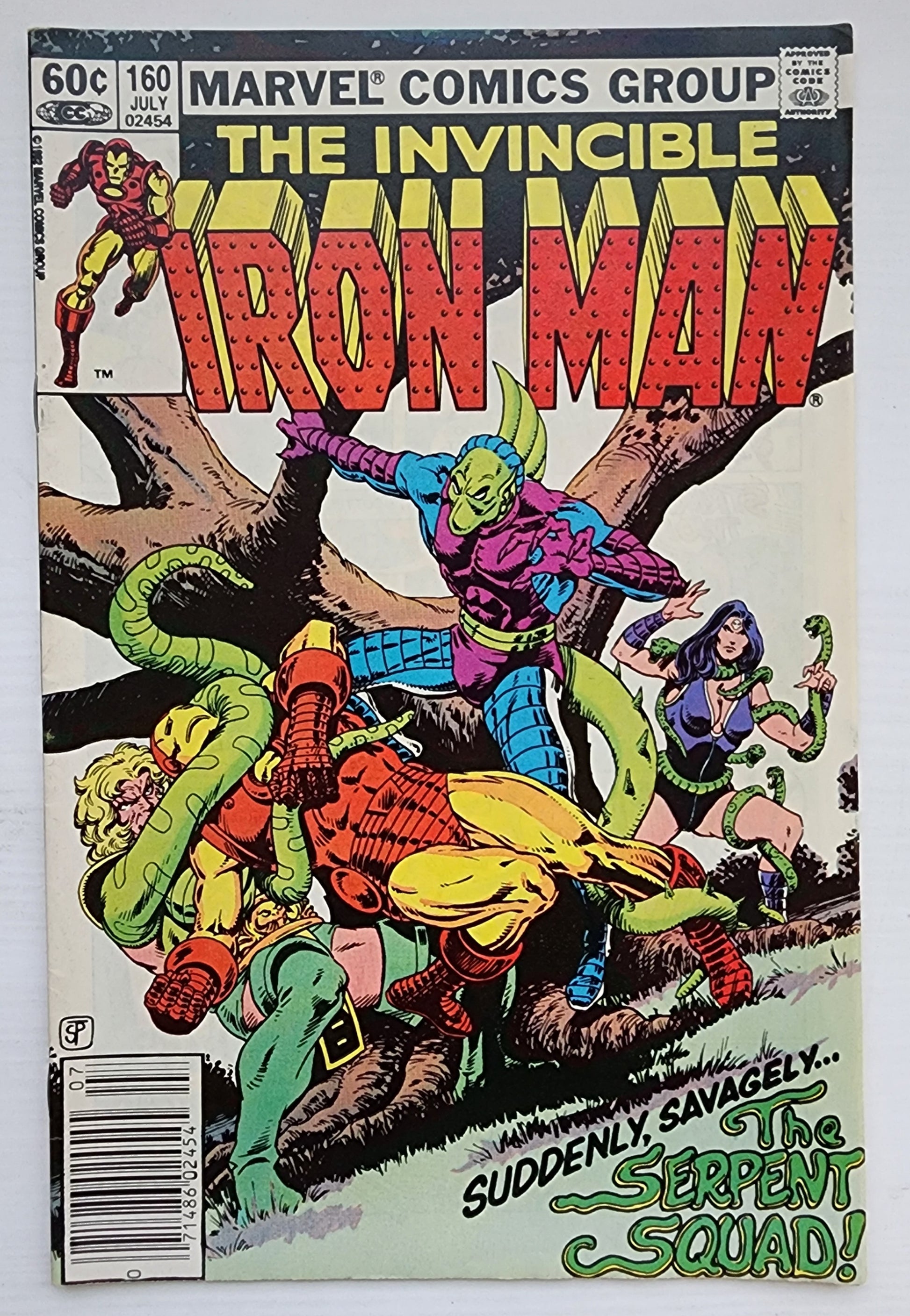 IRON MAN #160 NEWSSTAND 1982 Iron Man MARVEL COMICS