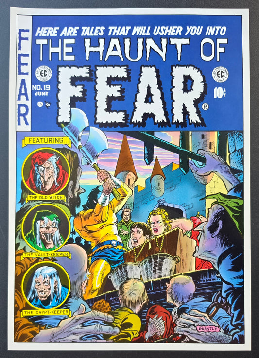 EC COMICS HAUNT OF FEAR #19 1984 POSTER PRINT 13"x9" EC Comics EC Comics