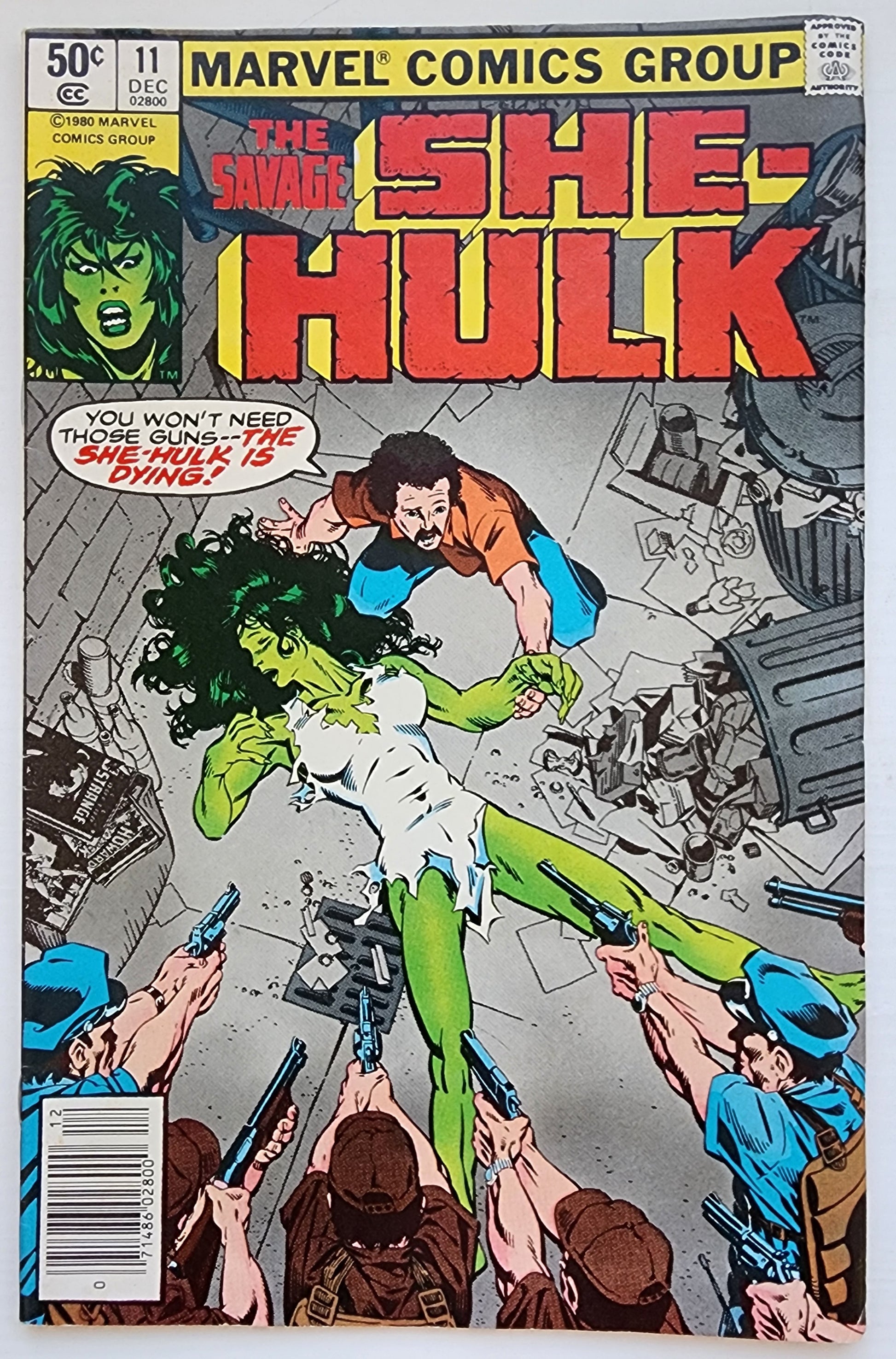 SAVAGE SHE-HULK #11 NEWSSTAND 1980 She-Hulk MARVEL COMICS