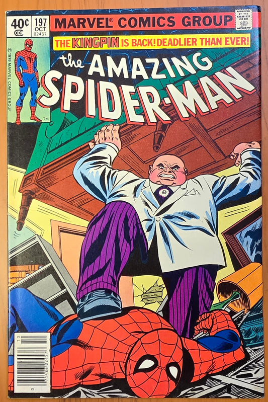 AMAZING SPIDER-MAN #197 1979 NEWSSTAND Amazing Spider-Man MARVEL COMICS